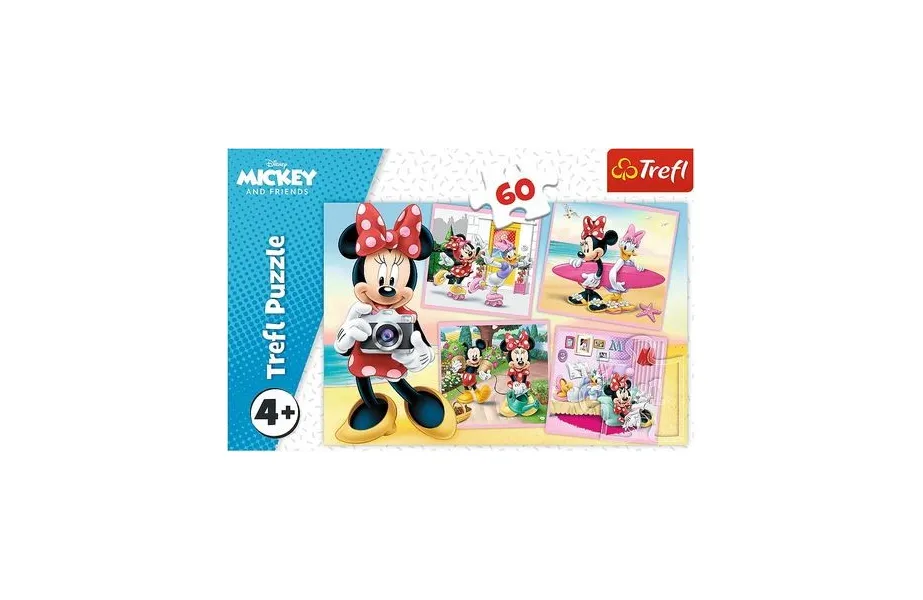 Puzzle 60 elementów Urocza Minnie