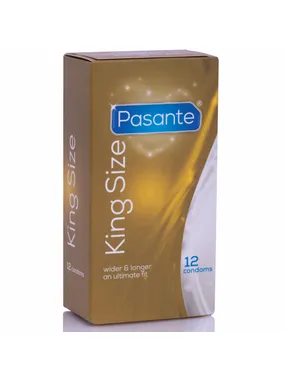PASANTE - CONDOMS KING MS LONG AND WIDTH 12 UNITS