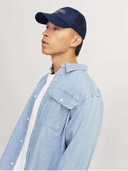 Men's cap JACRIVER 12263317 Navy Blazer