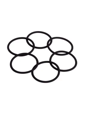 Hair elastics Black 5820 12pcs