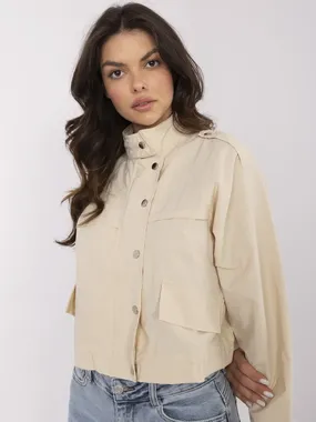 Women's beige transition jacket