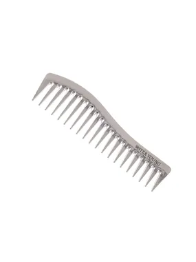 Zuri Styling Hair Comba Silver hair comb