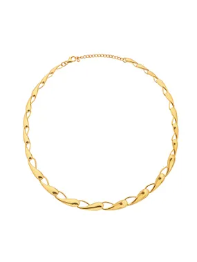 Jac Jossa Soul DN195 Statement Gold Plated Necklace