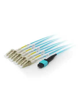 Equip MTP/MTP Trunk Fiber Optic Patch Cable, OM4, 5m
