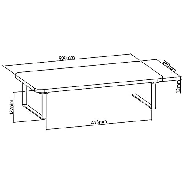 Ergonomic laptop stand monitor Maclean MC-933