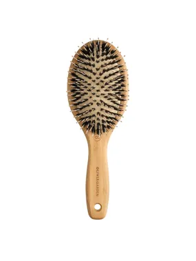 Bamboo Touch Detangle Combo brush with wild boar bristles for detangling hair M