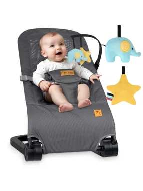 Rujeczek rocker with toys nk -52 nukido - gray
