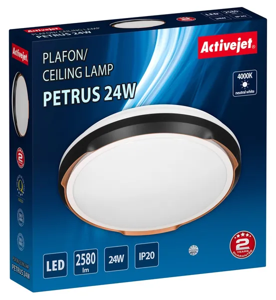 Activejet LED griestu lampa AJE-PETRUS 24W