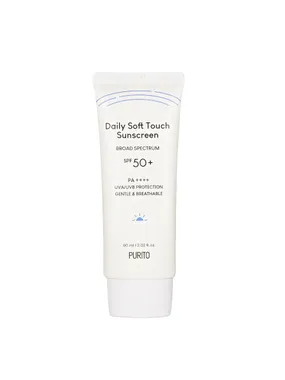 Daily Soft Touch Sunscreen SPF50+ PA++++ sunscreen with ceramides 60ml