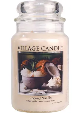 Scented candle in glass Coconut & Vanilla 602 g