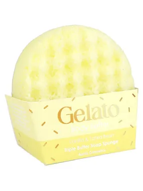 Gelato Body Buffer body wash sponge Vanilla & Tonka Bean 200g