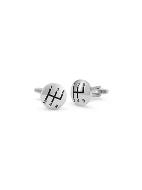 Fashion cufflinks gear lever KS-176