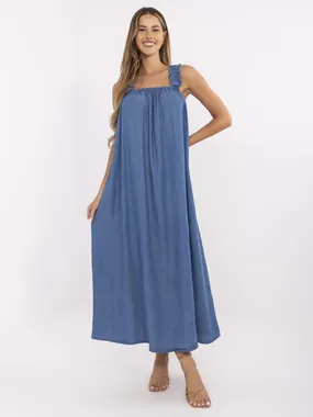 Women's dark blue denim dress