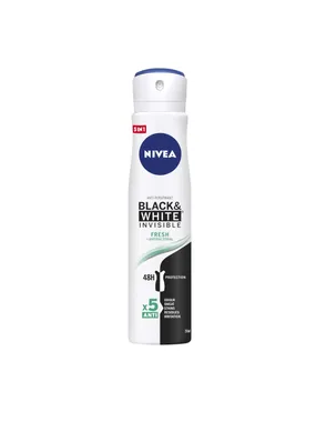 Black&White Invisible Fresh antiperspirant spray 250ml