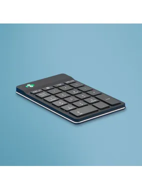 R-Go Tools Ciparu tastatūra R-Go Numpad Break, ergonomiska ciparu tastatūra ar pārtraukuma programmatūru, Bluetooth, melna