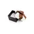 White gift box with brown ribbon KP9-5