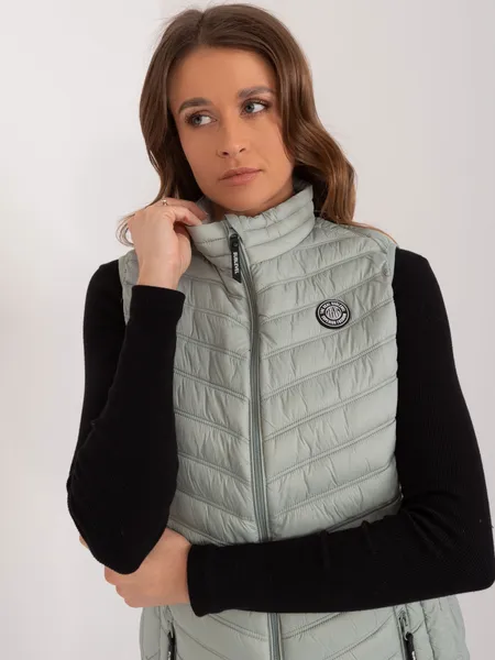 Women's pistachio vest