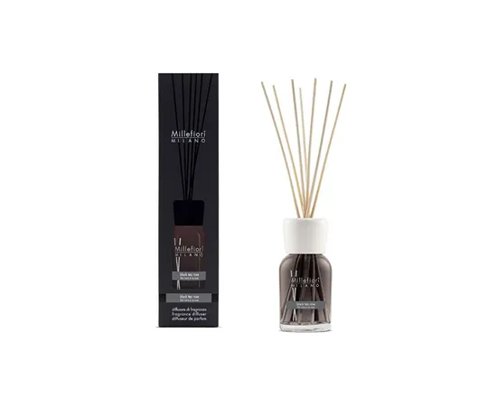 Glass diffuser Millefiori Milano Black tea and rose, 100 ml