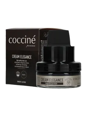 Cream elegance shoe paste black 50ml (55/26/50/02c), coccine
