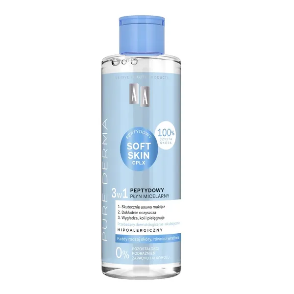 Pure Derma peptide micellar fluid 3in1 200ml