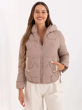 Women's dark meringue temporary jacket