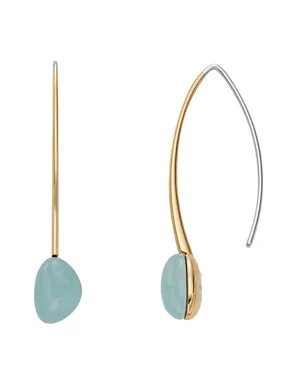 Charming bicolor earrings Sofia Sea Glass SKJ1807710