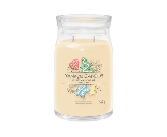 Aromatic candle Signature glass large Christmas Cookie 567g