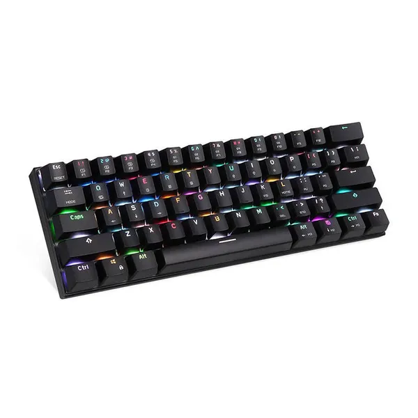 Wireless mechanical keyboard Motospeed CK62 Bluetooth RGB (black)