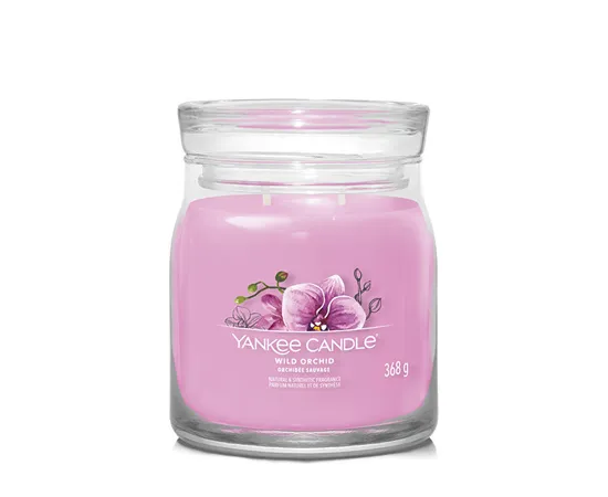 Aromatic candle Signature glass medium Wild Orchid 368 g