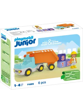 71685 Junior: Dump truck, construction toy