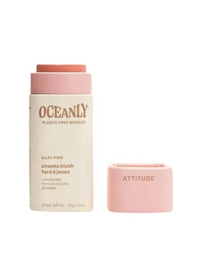 Cream blush in stick Oceanly (Cheeks Blush) 8.5 g, Silky Pink