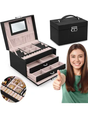 MS -700 Massido jewelry box - black