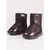 Shelovet girls brown snow boots