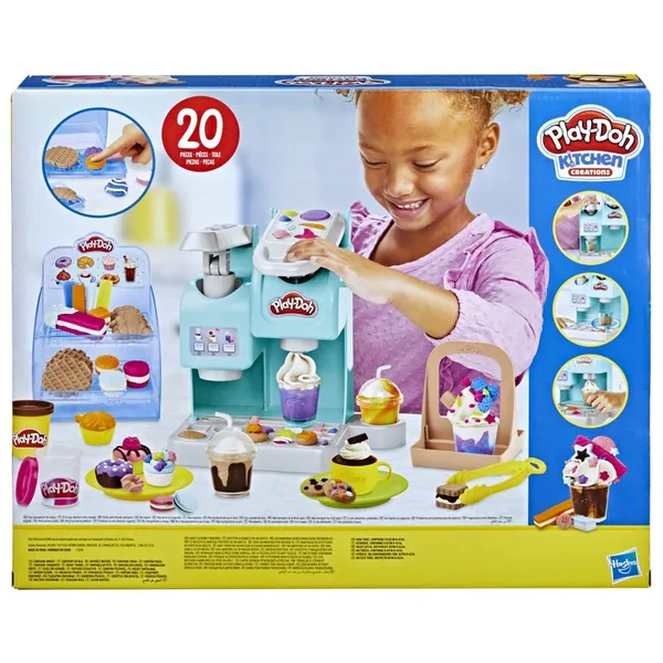 PlayDoh set a colorful cafe