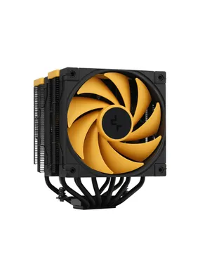 DeepCool AK620 Zero Dark Zoria procesors Gaisa dzesētājs 12 cm melns, dzeltens 1 gab.