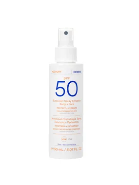 Yoghurt Sunscreen Spray Emulsion Body + Face protective emulsion spray for body and face SPF50 150ml