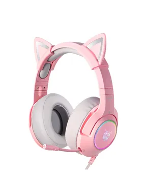 Gaming headphones ONIKUMA K9 Pink RGB