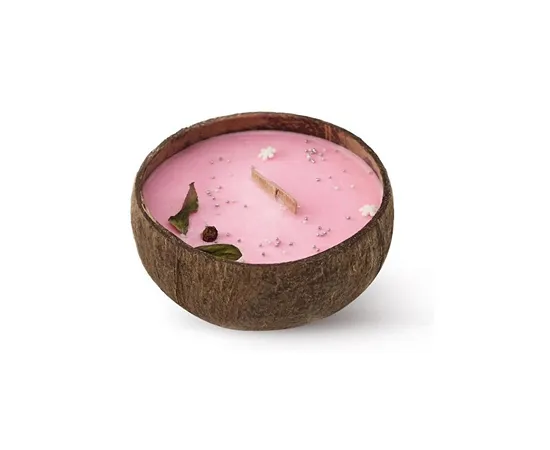 Candle in coconut - Frozen Cranberry scent 500 g
