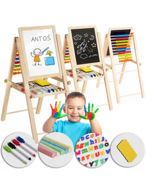 Folding magnetic chalk plaque Ricokids