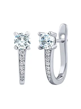 Samba Silver Earrings with Brilliance Zirconia DCC01571EW