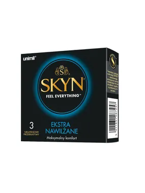 Skyn Extra Lubricated non-latex condoms 3pcs