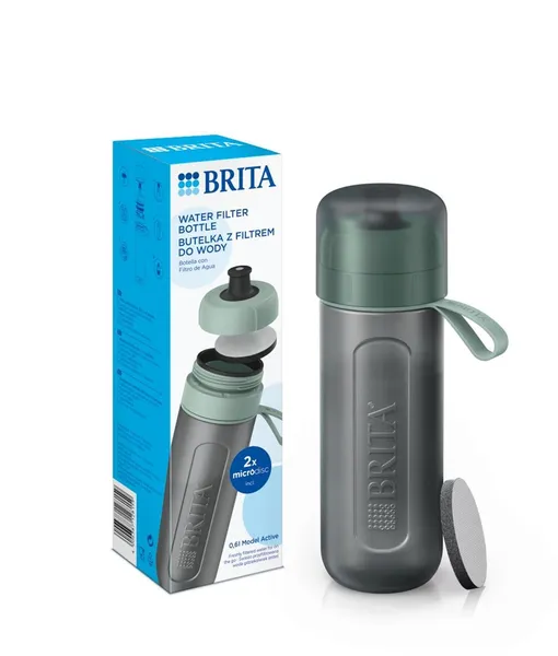 Brita Active zaļa 2-disku filtra pudele