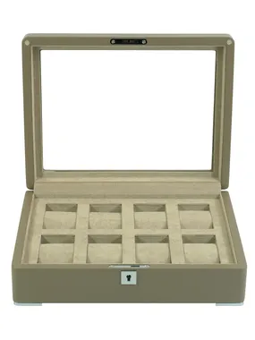 Rothenschild RS-3420-8-TA-TAN Watch Box Brown [8] with beige velvet