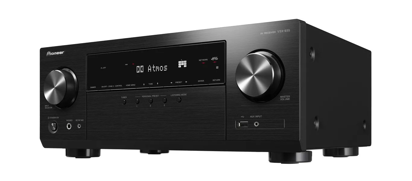 Pioneer VSX-935-B mājas kinozāles uztvērējs, melns