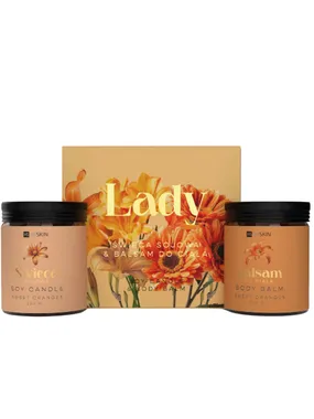 Lady Sweet Oranges Soy candle set 200ml + body lotion 200ml