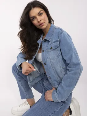 Women's blue denim jacket