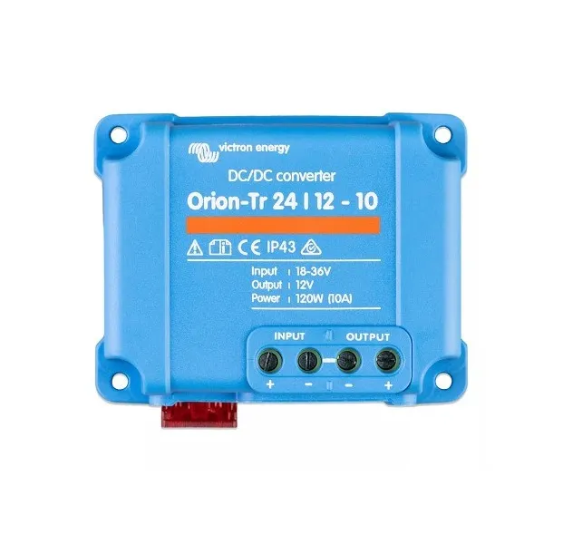 Victron Energy Orion-Tr 24/12-10A 120 W līdzstrāvas/līdzstrāvas pārveidotājs (ORI241210200R)