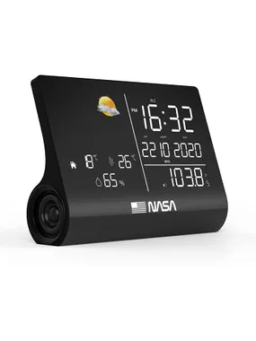 Nasa WSP1300 Black Weather Station/Speaker BT