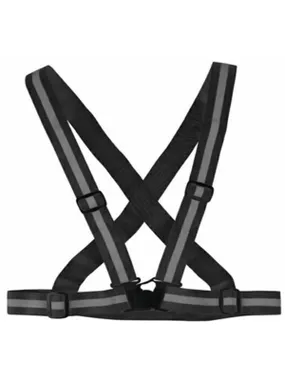 Ag590b reflective braces black vest