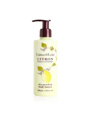 Crabtree & Evelyn, Citron, Honey & Coriander, Quenching, Body Lotion, 250 ml *Tester